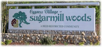 Cypress Village sign